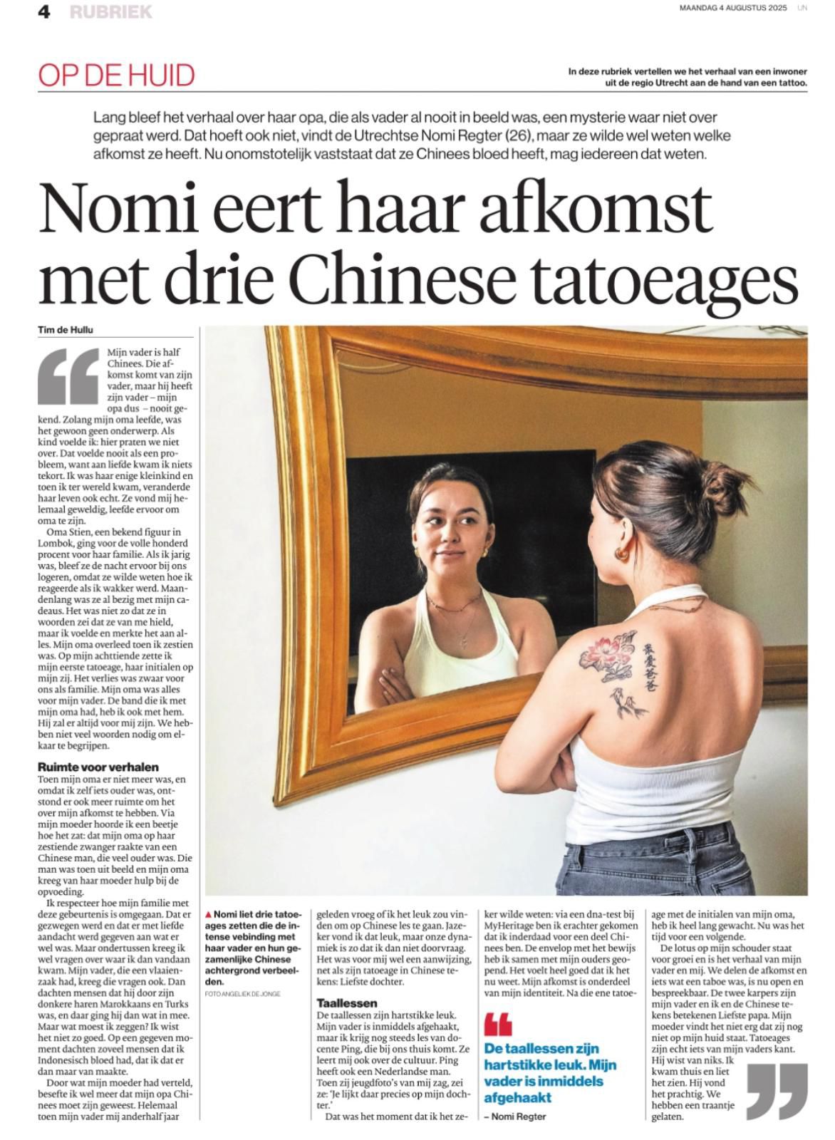 Algemeen Dagblad, 4 augustus 2025